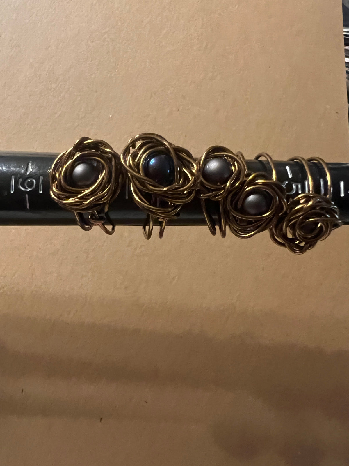 wire wrapped rings